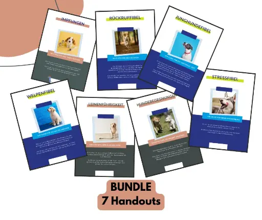 Hundeschulhandout: Bundle alle 7 Handouts